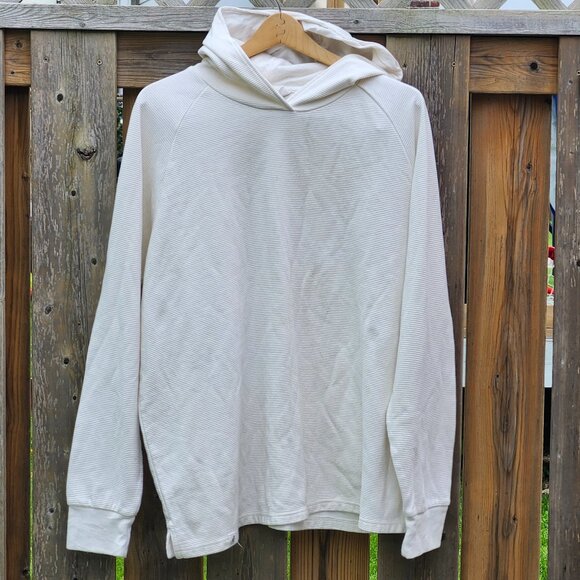BEAUTIFUL KANGOL Tunic Women's XXL Pull Over Sweatshirt Hooded Sweater Cream - Picture 1 of 7